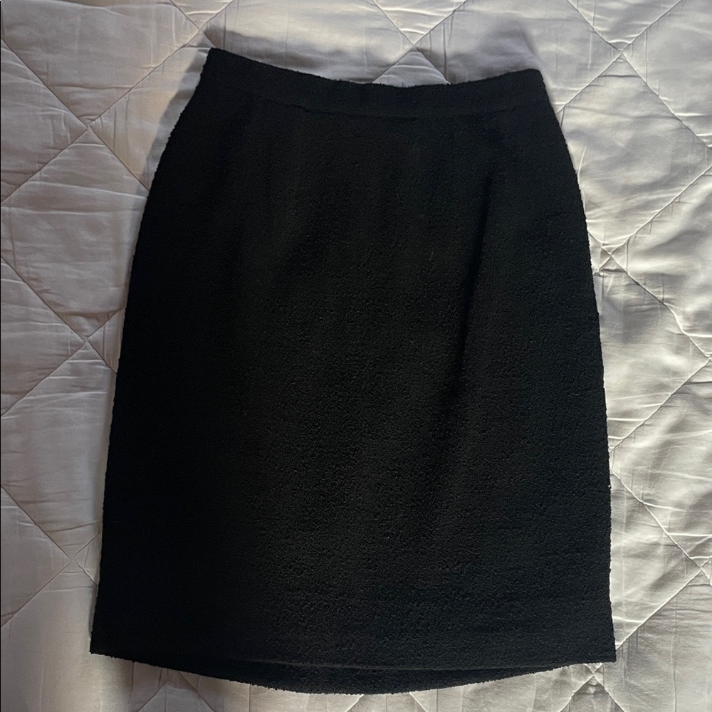 Karl Lagerfeld Classic Black Pencil Skirt